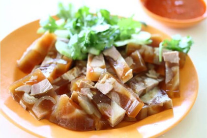 Lao Liang Pig Trotter Jelly & Shark Meat - 9 Food Stalls In Jalan Berseh Food Centre You Must Try