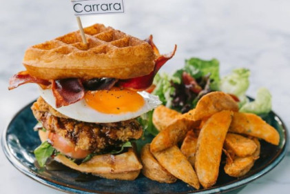 Carrara Cafe - 12 Chicken and Waffles in Singapore to Satisfy Your Soul Food Cravings