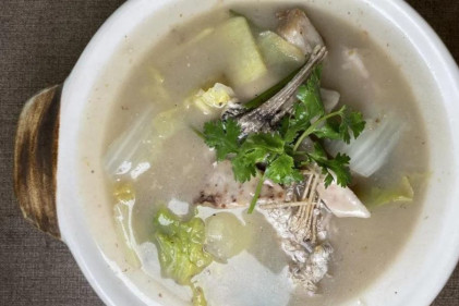 Threadfin Head and Yam Soup - Good Chance Popiah: DIY Popiah and Hokkien Tze Char Dishes