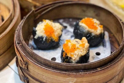 The Steamed Charcoal Chicken & Shrimp Dumpling - Dim Sum Haus: Wallet-Friendly & High Quality Handmade Dim Sum