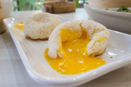Baked Salted Egg Custard Bun - Dim Sum Haus: Wallet-Friendly & High Quality Handmade Dim Sum