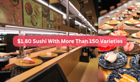 7 Conveyor Belt Sushi Restaurants In Singapore That Are Wallet Friendly